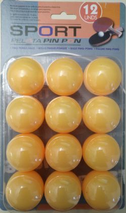 *** ENSEMBLE DE 12 BALLES DE PING-PONG
